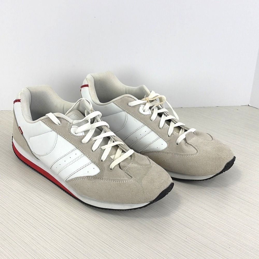 Globe Australia Pulse Evo Skate Shoes Sneakers White Suede Mens Size 14